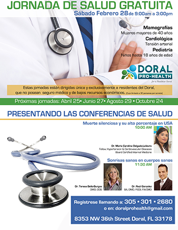 Doral Pro Health giving back to the community integrate news miami doral