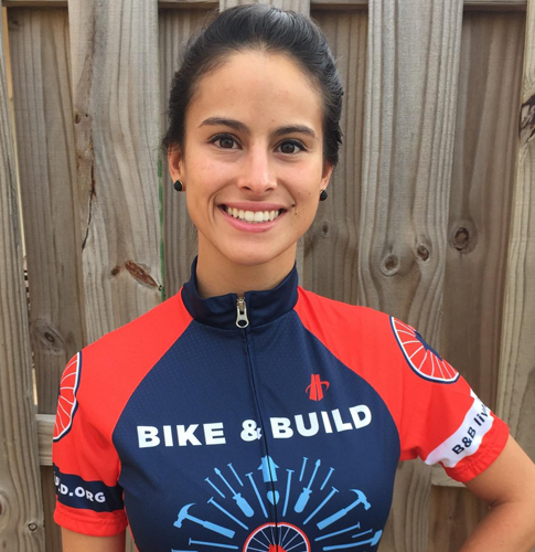 Daniela Ruiz Bike and Build Integrate News miami en bicicleta